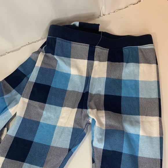 Wondershop Kids Blue Buffalo Plaid Pajama Set Stretchy Plaid Unisex - Picture 10 of 16